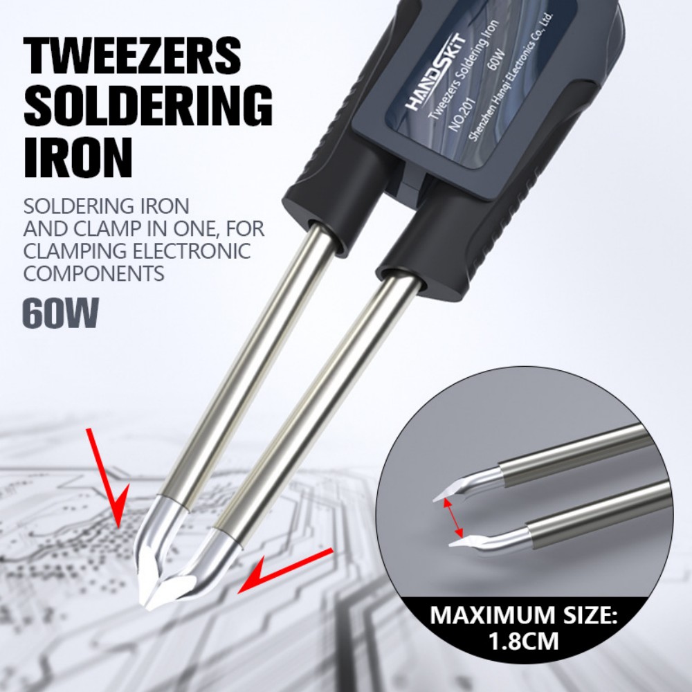 Electronics Repair Gadgets - T12 Soldering Tweezer Handle – Dual-Channel