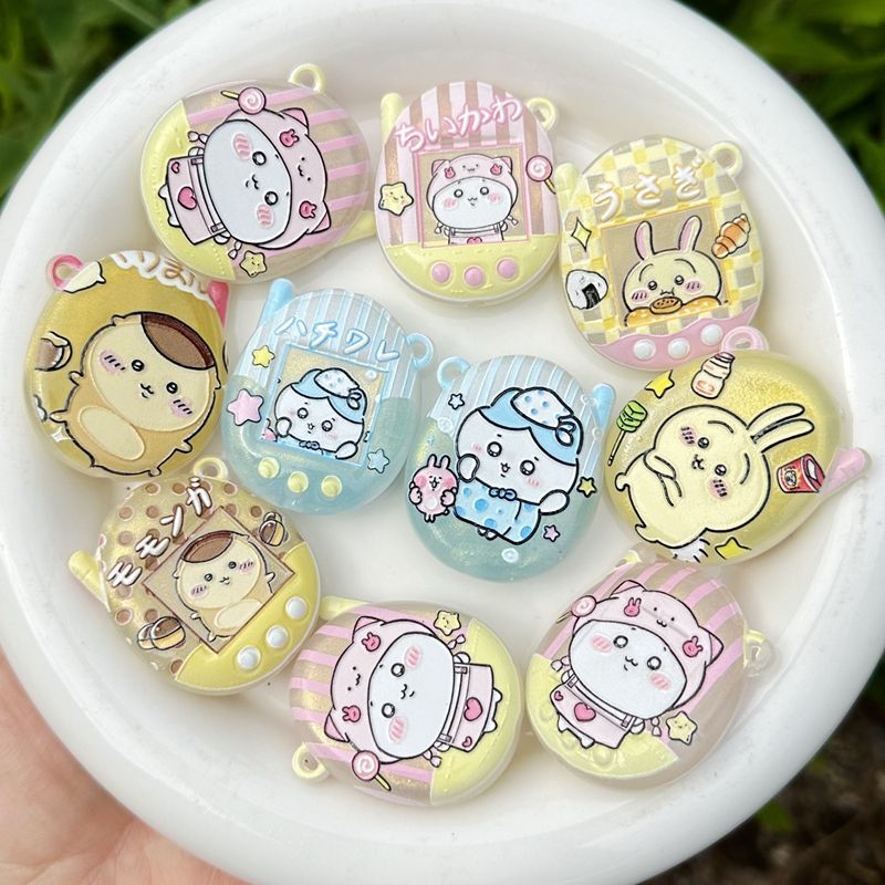 Mobile Electronics Gadgets - Cartoon Luminous Printed Chiikawa Hole Keychain