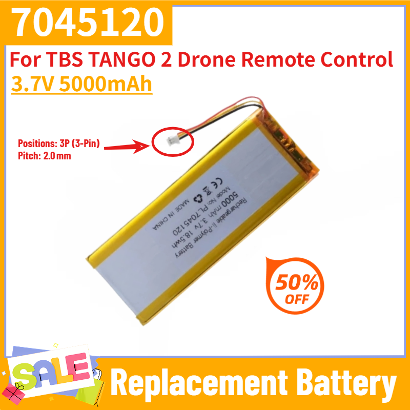 Electronics New Gadgets - New 3.7V 5000mAh 7045120 Li-polymer battery