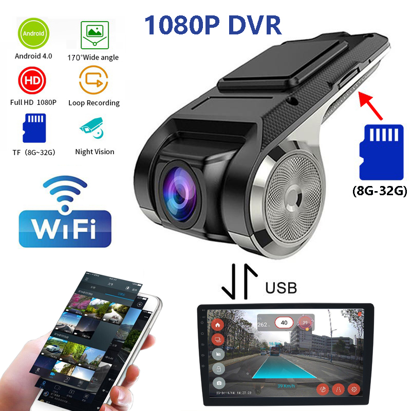 Usb Sound Card External - HD USB+Wifi Car Dash DVR Record