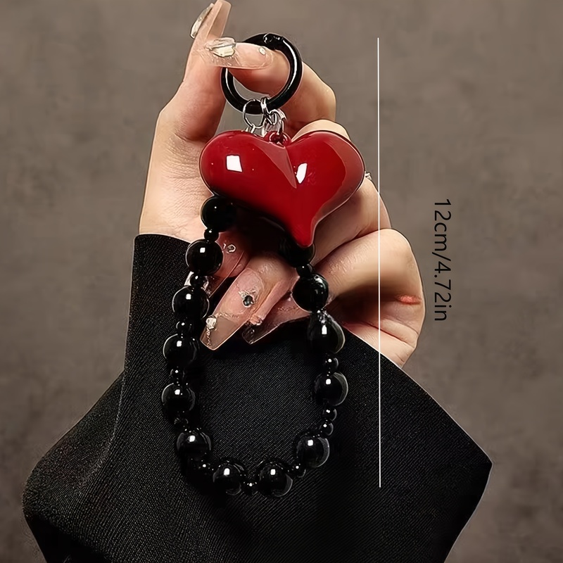1Pieces Red large heart black  - Mobile Electronics Gadgets review and price