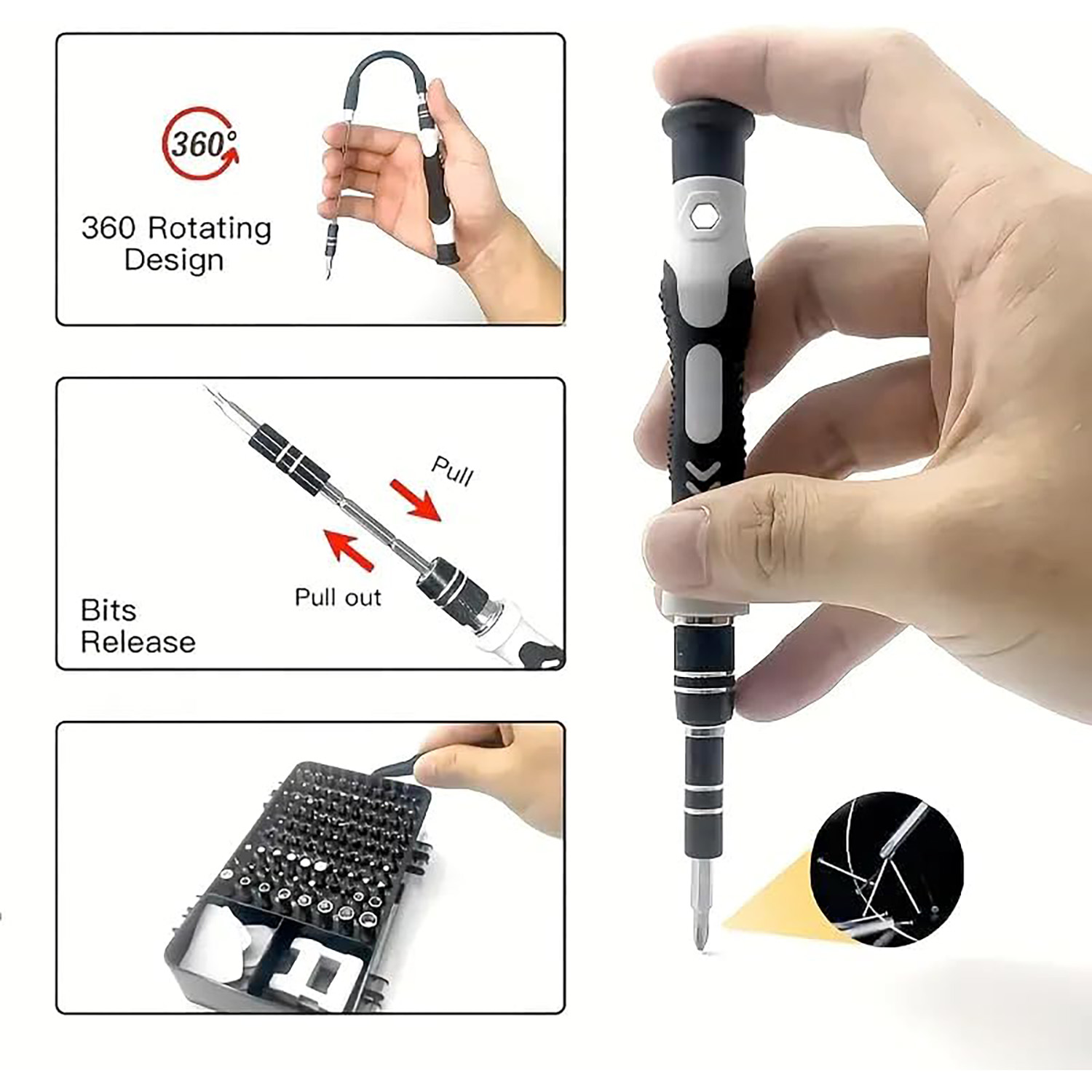 115-in-1 Precision Screwdriver - Electronics Repair Gadgets review and price