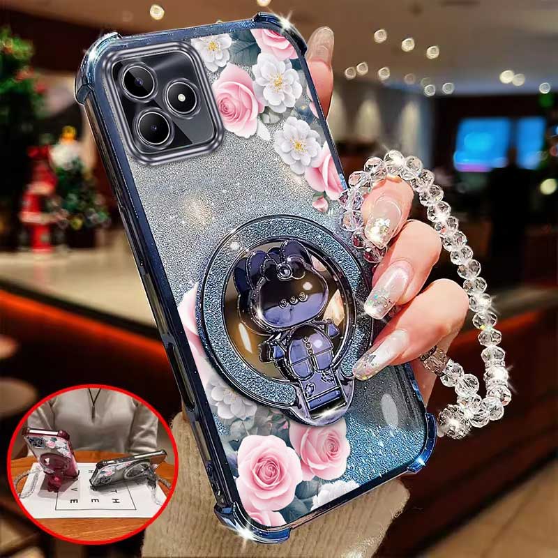 3pcs(Romantic Rose phone Case+ - Realme Note 50 review and price