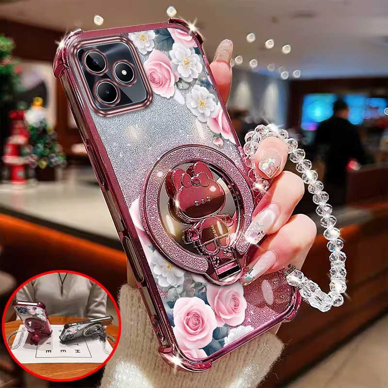 3pcs(Romantic Rose phone Case+ - Realme Note 50 review and price