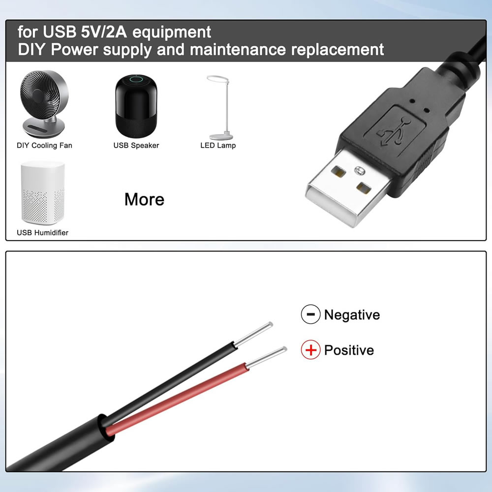 DC 2 Pin USB Power Cable USB M - Electronics Repair Gadgets review and price