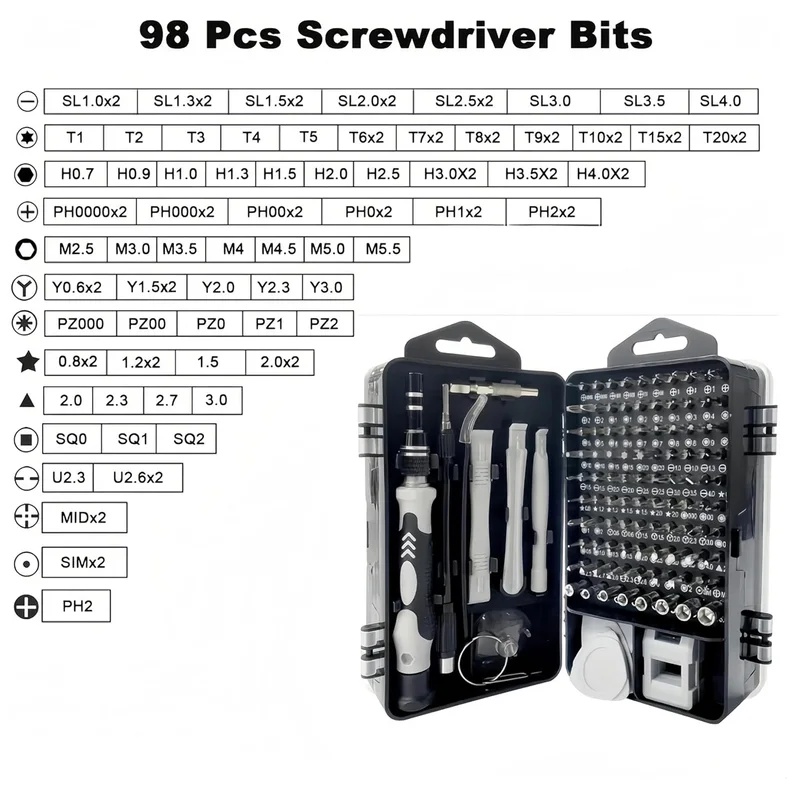 115-in-1 Precision Screwdriver - Electronics Repair Gadgets review and price