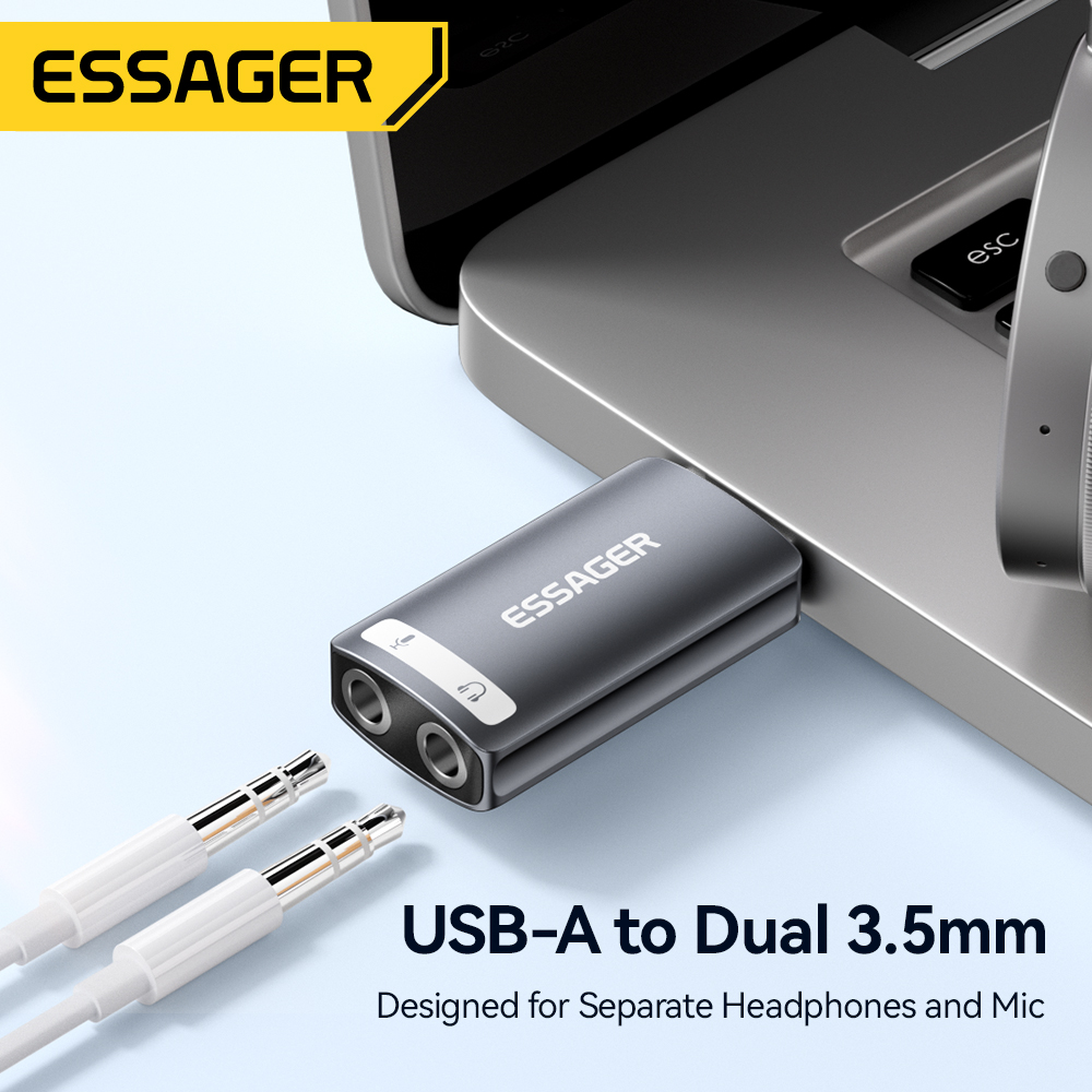 Essager USB Sound Card Externa - Usb Sound Card External review and price