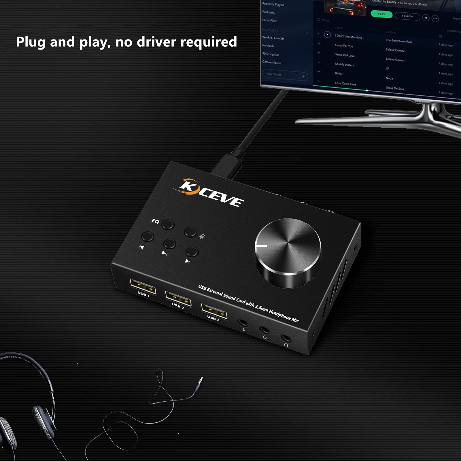 External Sound Card with Volum - Usb Sound Card External review and price