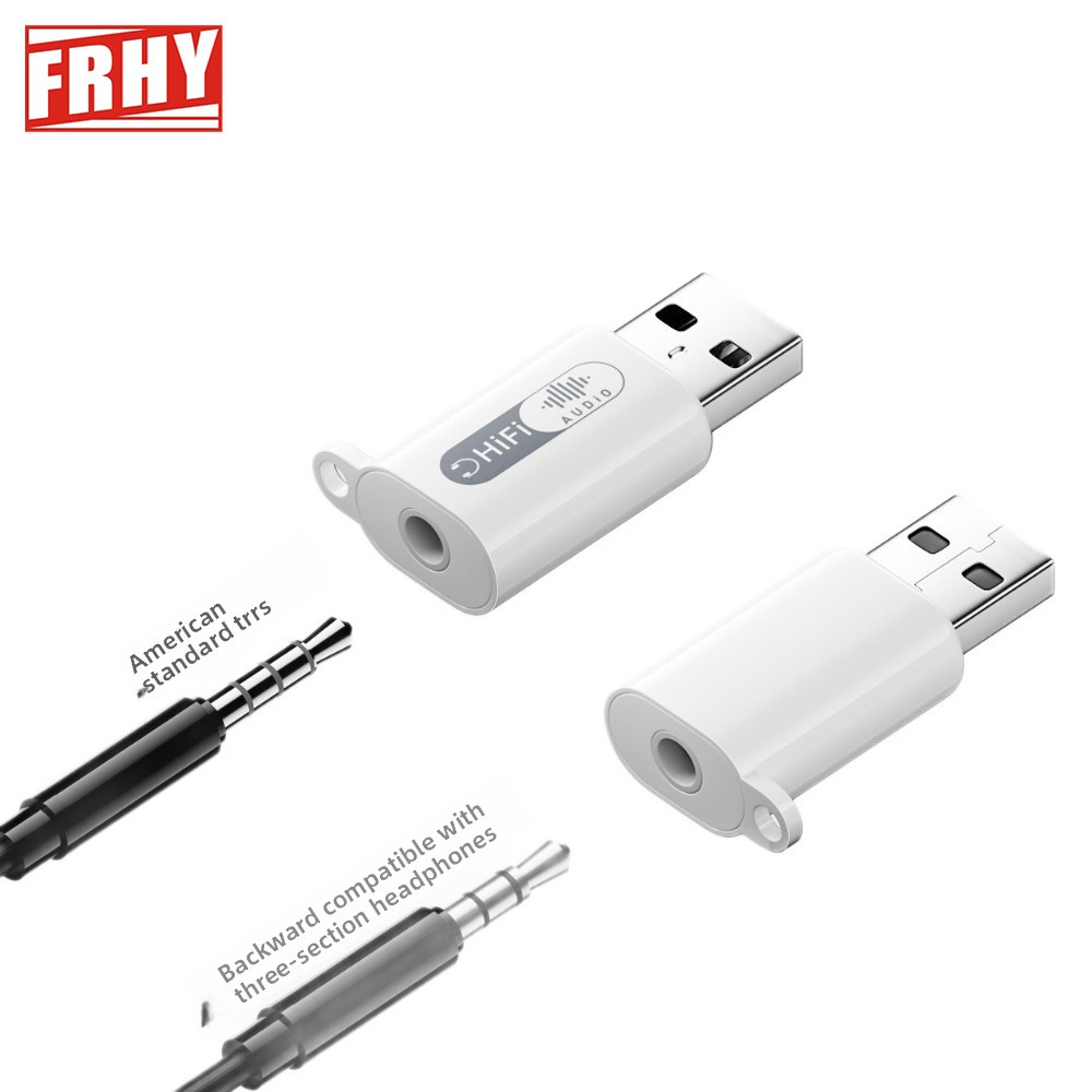 2PCS USB A to 3.5mm TRRS 2-in- - Usb Sound Card External review and price