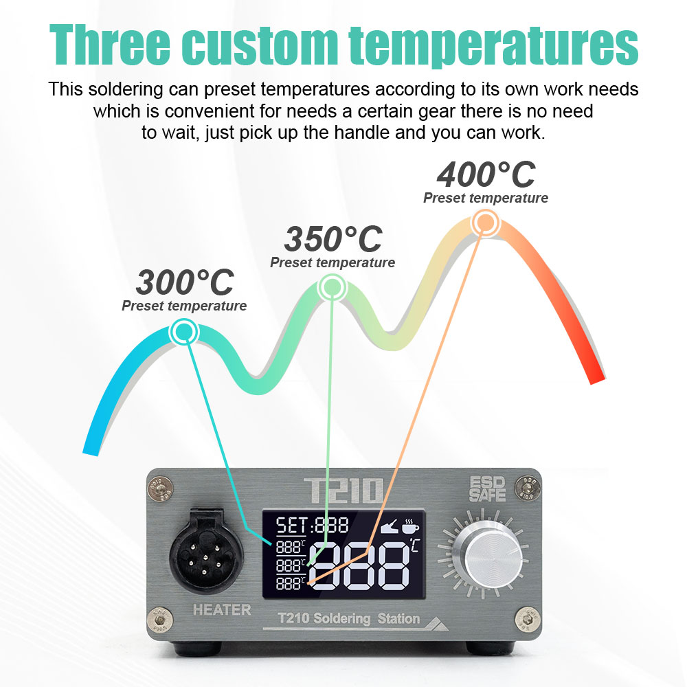 JCD T210 Smart Soldering Stati - Electronics Repair Gadgets review and price