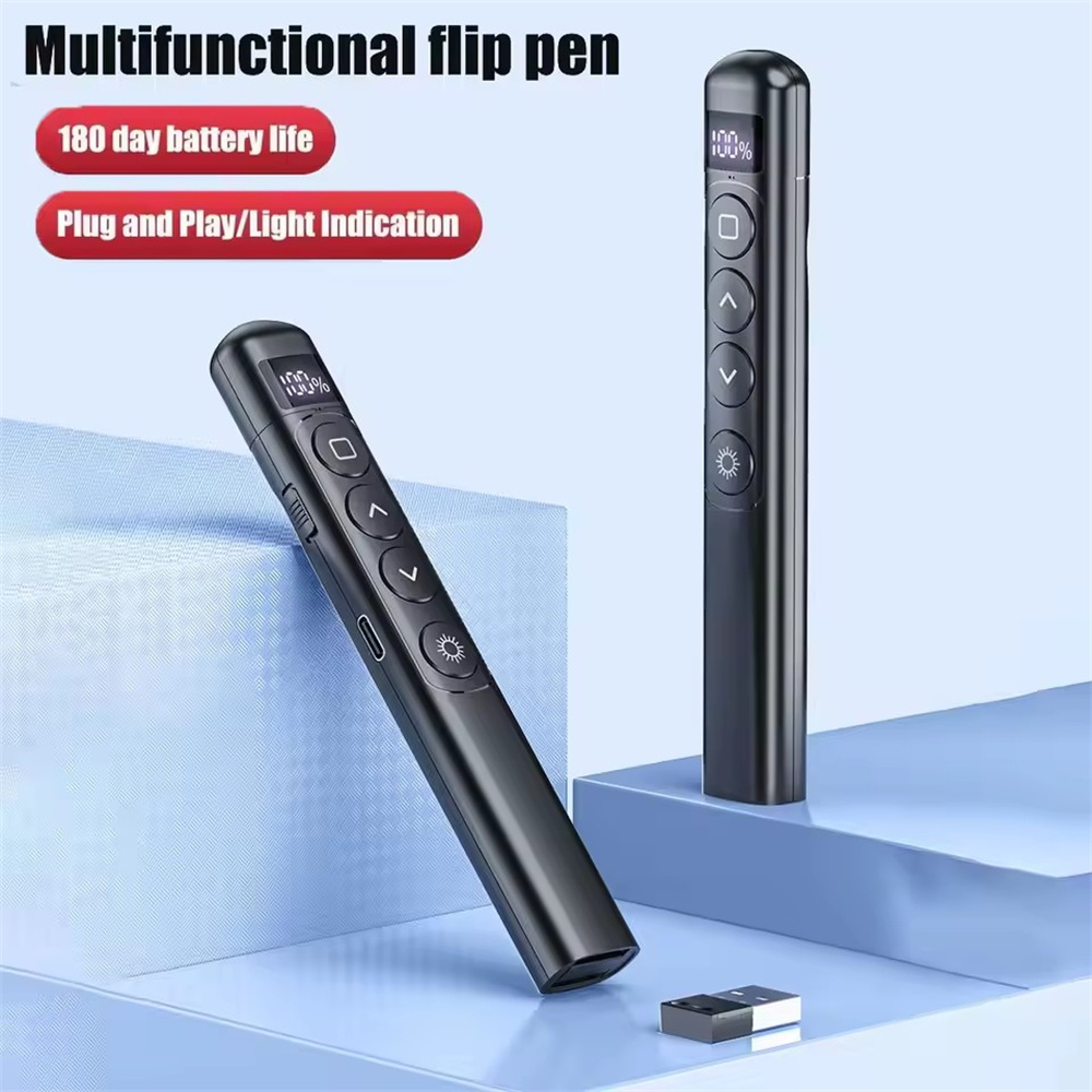 Flip-pen Presentation Clicker  - Laser Pointer Presenter review and price