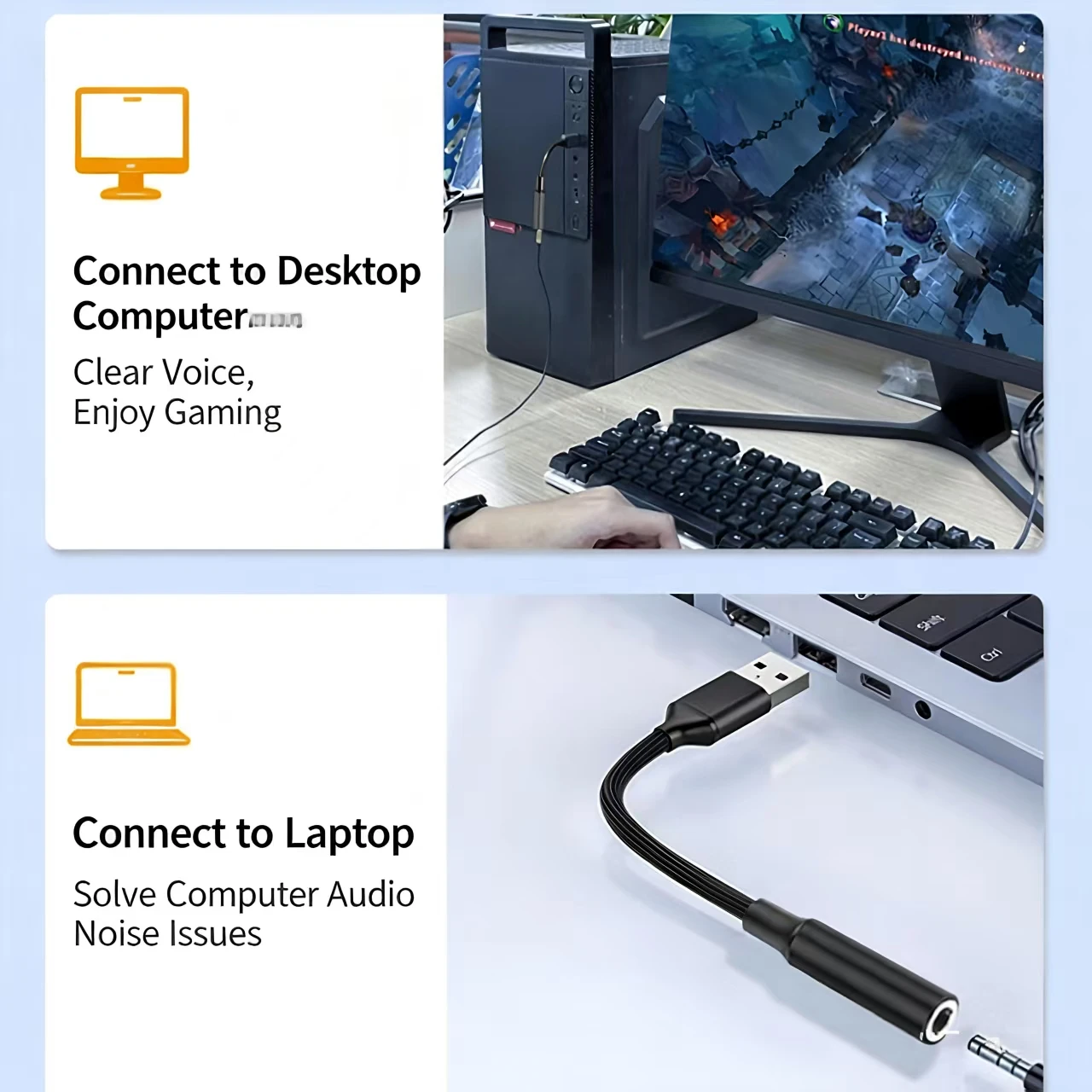 USB to 3.5mm Audio AUX Cable A - Usb Sound Card External review and price