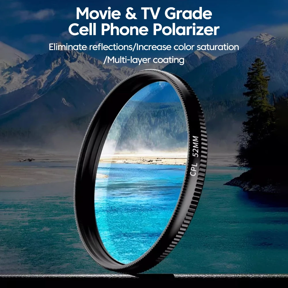New 52mm CPL Mobile Phone Lens - Mobile Electronics Gadgets review and price