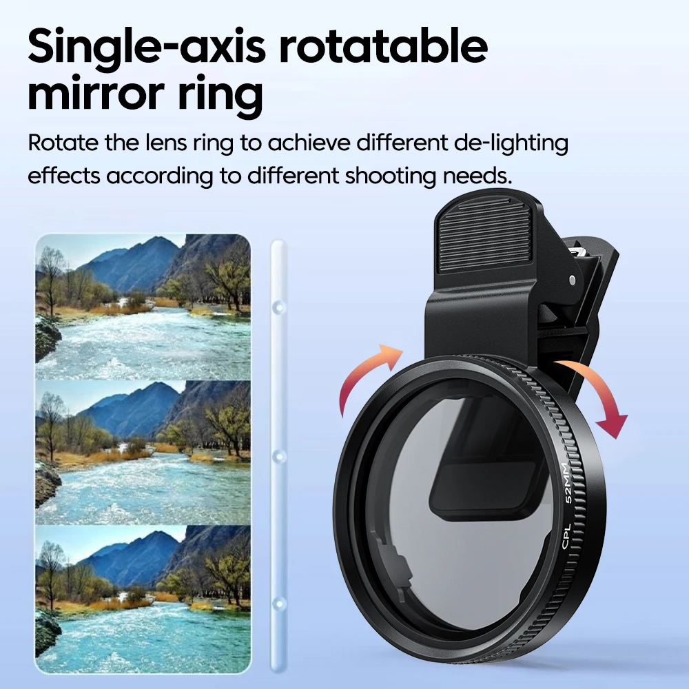 New 52mm CPL Mobile Phone Lens - Mobile Electronics Gadgets review and price